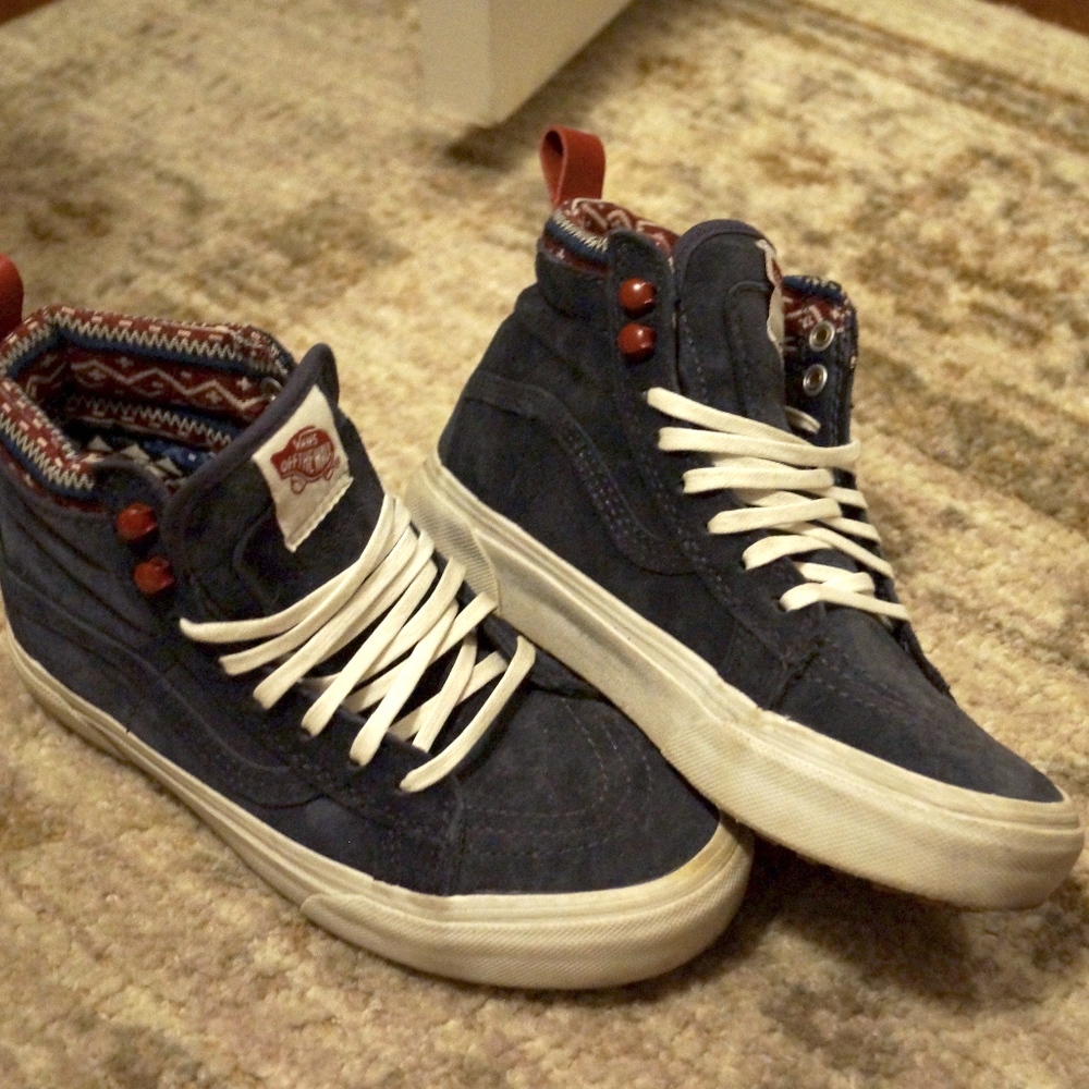 Blue High Top Vans